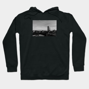 Portland City Skyline - Black and White Hoodie